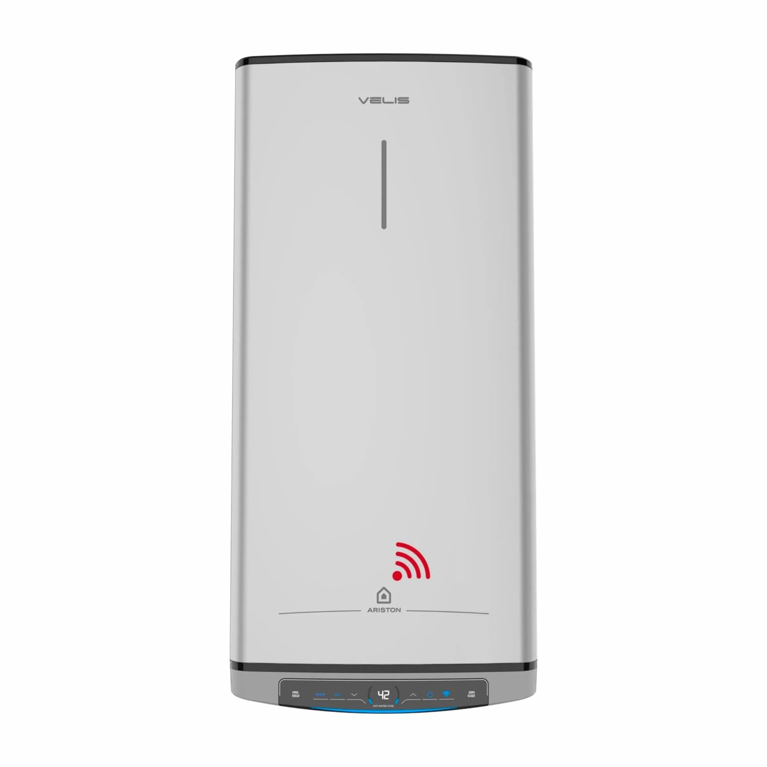 Ariston Velis Tech Dry Wifi Termo Eléctrico 80 Litros Multiposición Calentador de Agua Plano Compatible con Alexa Anticorrosión